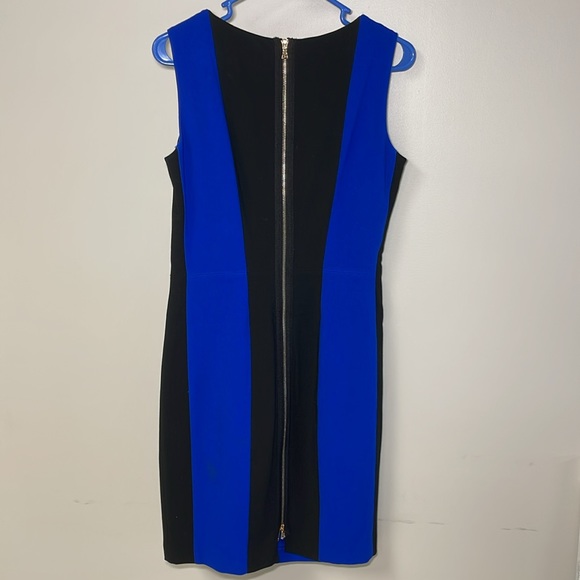 Cache Black & Blue Color Blocking Dress - Women’s Size 10 - Picture 5 of 10